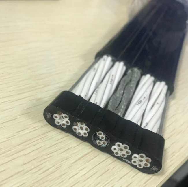Customized Elevator Flat or Round 48 Cores 36 12 Core Evv-H Lift Cable
