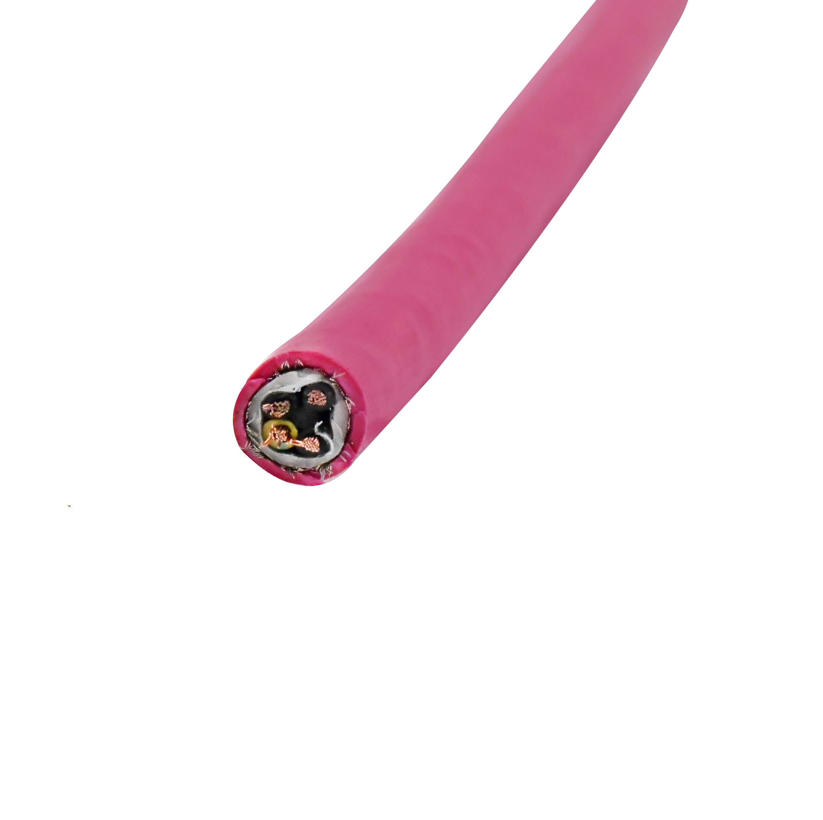 Cy 3*2.5mm Copper PVC Shielded Wire Line Fire Resistant Power Control Cable