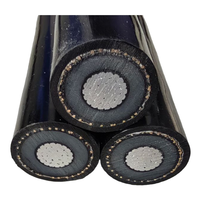 Evavb / Evavb-F2 2xs2y N2xs2y A2xs2y Na2xs2y – Triplex 15kv Medium Voltage Power Cable