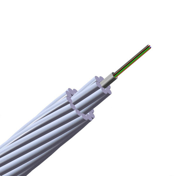 Factory Composite Ground Wire GYTS53 Optic Armoured Drop 10km Optical Fiber Cable