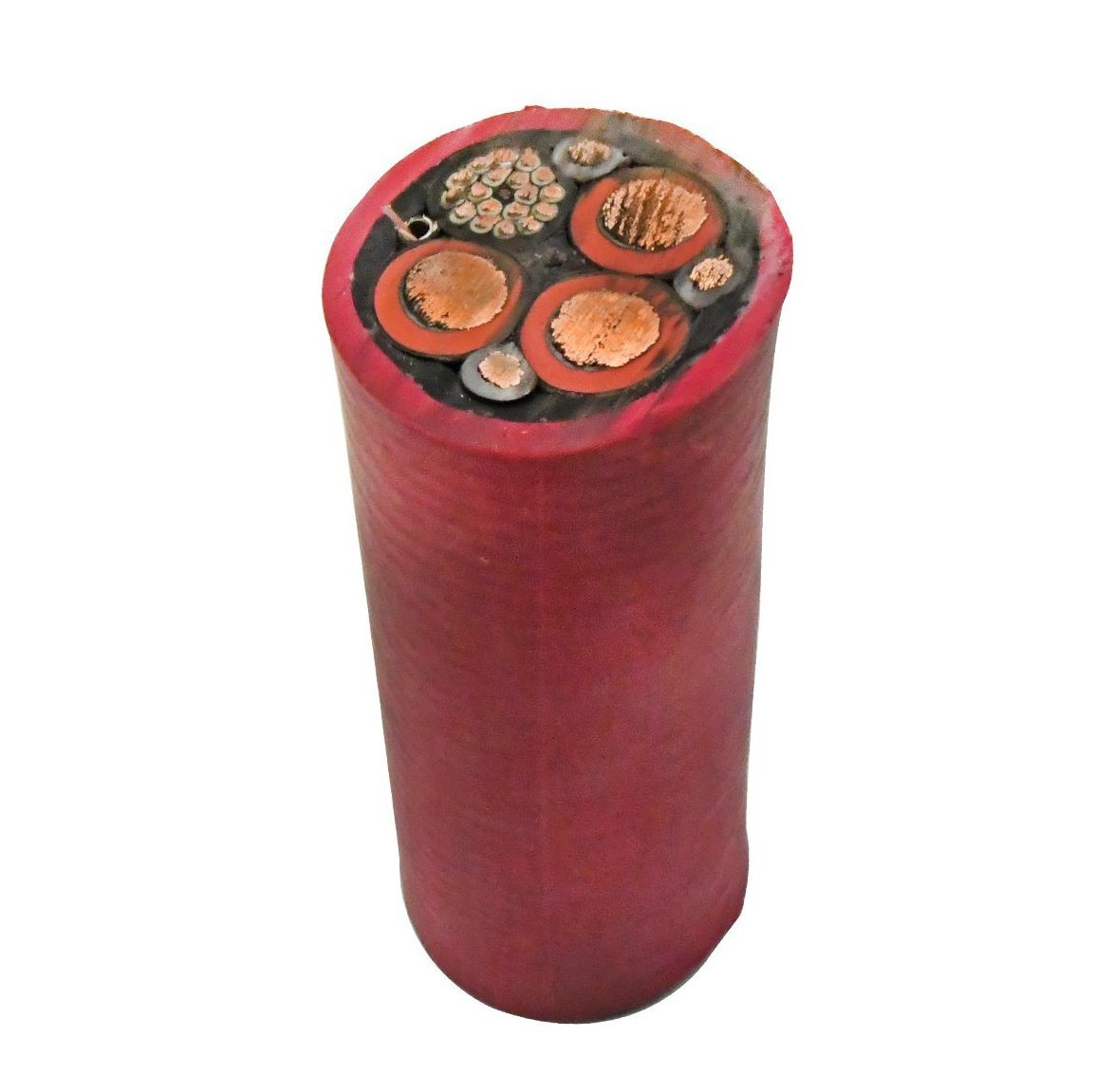Precio de fábrica 3.6/6kv 3X70+1X35+ (6X2, 5) +18e9 Cable de alimentación de goma flexible de media tensión Mv para grúas mineras con fibra óptica