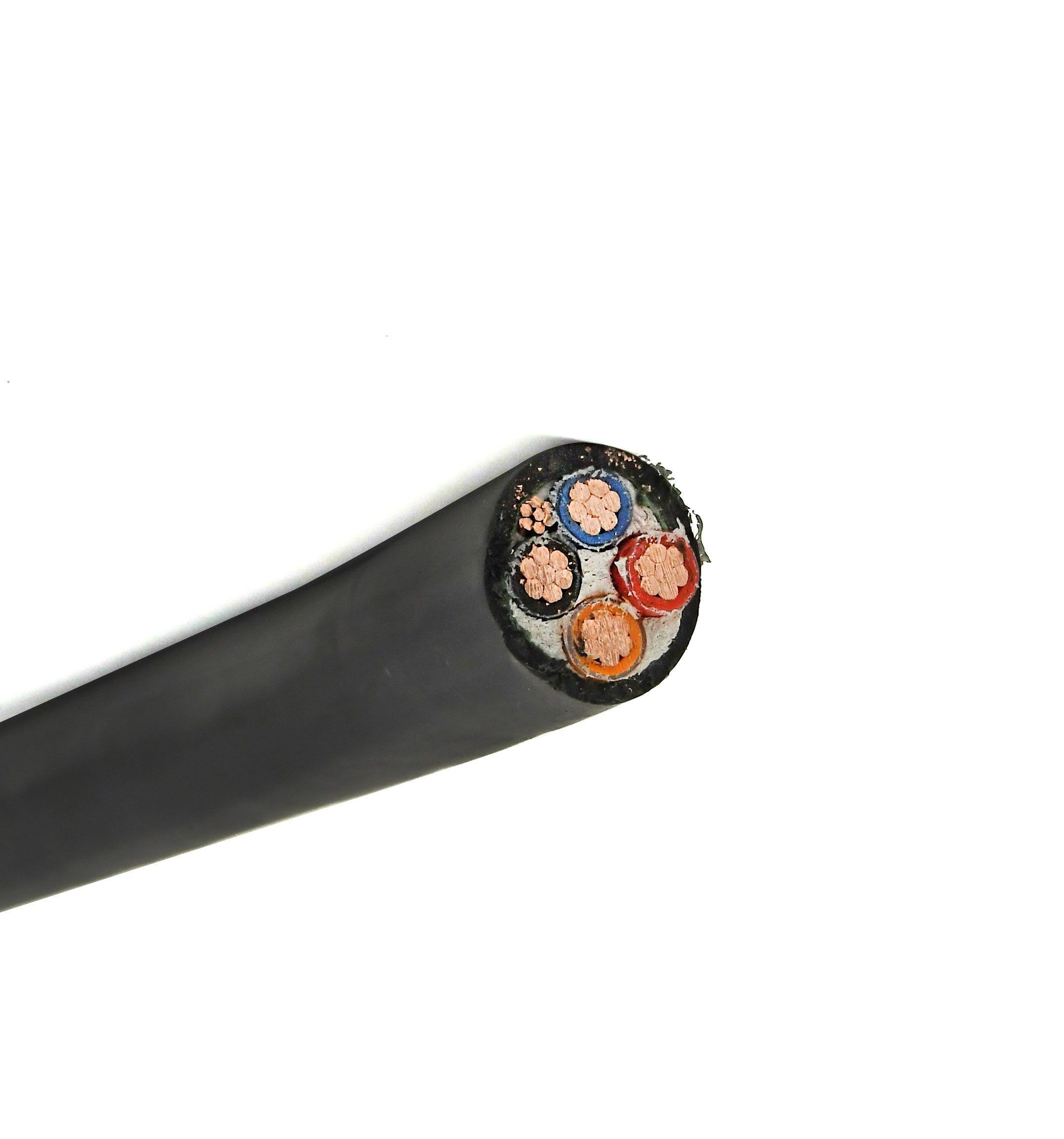 Factory Price 4+1 Core 3+1 Cu/PVC/Nylon/PVC Copper Wire Electric Thhn Power Cable