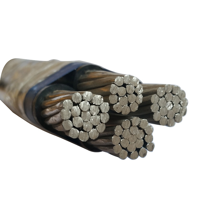 Factory Price Overhead Low Voltage 0.6/1kv 3X70mm2 Aluminium 4 Cores ABC Cable