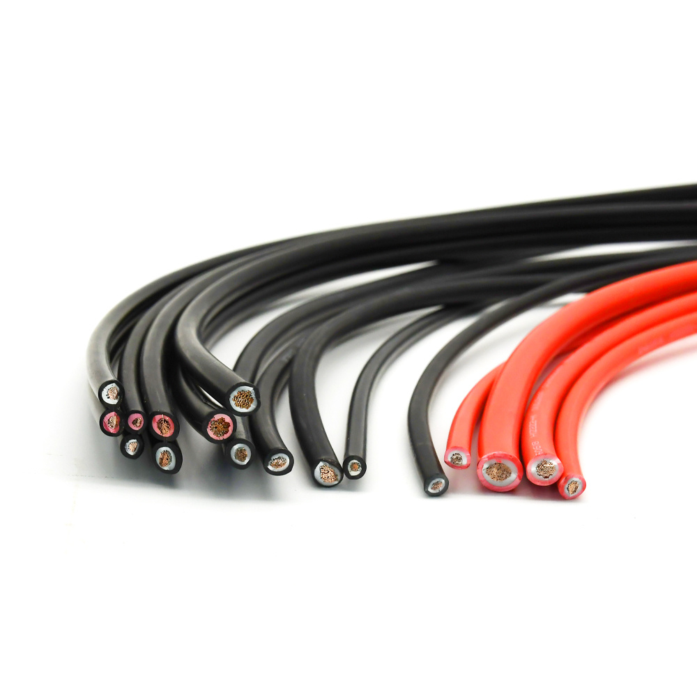 Factory Price TUV/UL PV3 2X6mm DC 10mm2 4mm2 Photovoltaic Wire Power Solar Cable