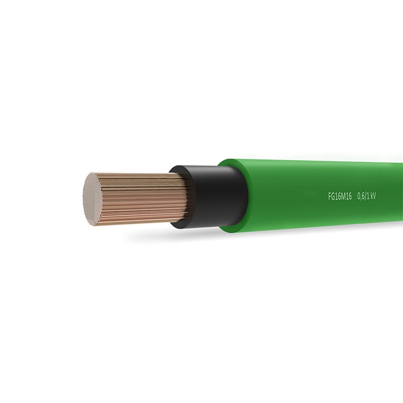 Fg16m16 0, 6/1 Conductores de cobre aislados con goma, cable de potencia con funda HFFR