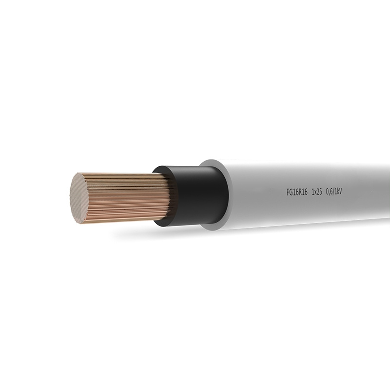 Fg16r16 Cu Conductors Rubber G16 Insulated PVC Sheathed 1X25 mm2 Power Cable