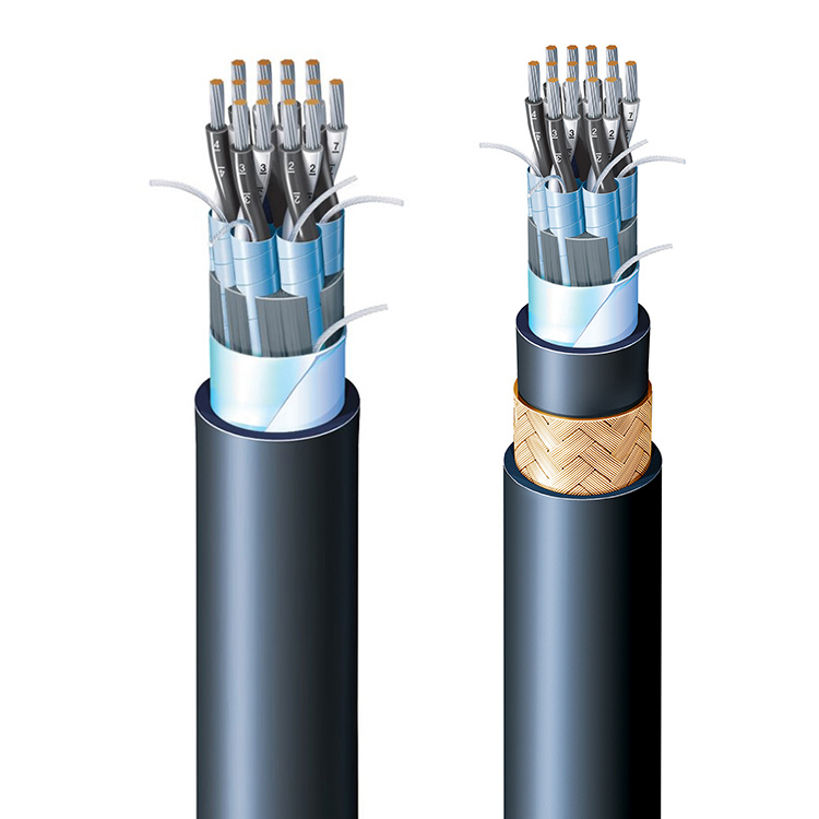 Flexible Unarmored Armored and Sheathed Type P Pairs and Triads Marine Ship Instrumentation Cable