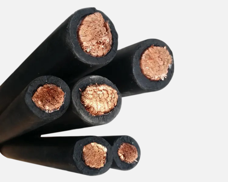 H01n2-D Extra Flexible Single Core Black 100% 50mm 70mm 90mm 50 70 95 Sq. mm Copper Rubber Cover Welding Cable