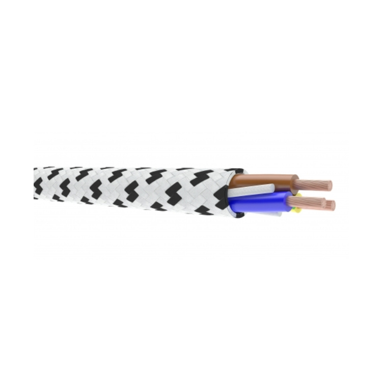 H03rt-H 300/300V Class 6 Stranded Plain Copper/Tinned Copper Epr Rubber Insulated Textile Braid Sheath Cables