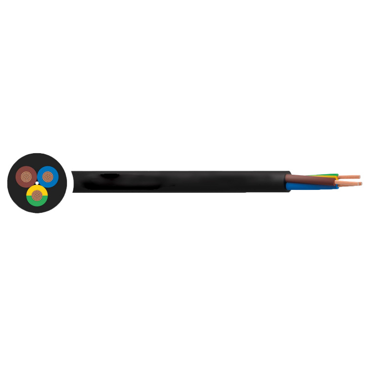 H05bb-F 300/500V Class 5 Flexible Stranded Copper EPDM CPE Rubber Cable