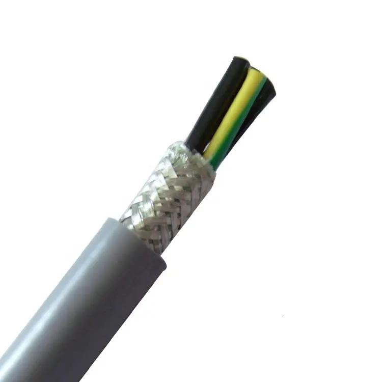 H05vvcv5-K 300/500V Tinned Copper Braiding Shielded Control Cable