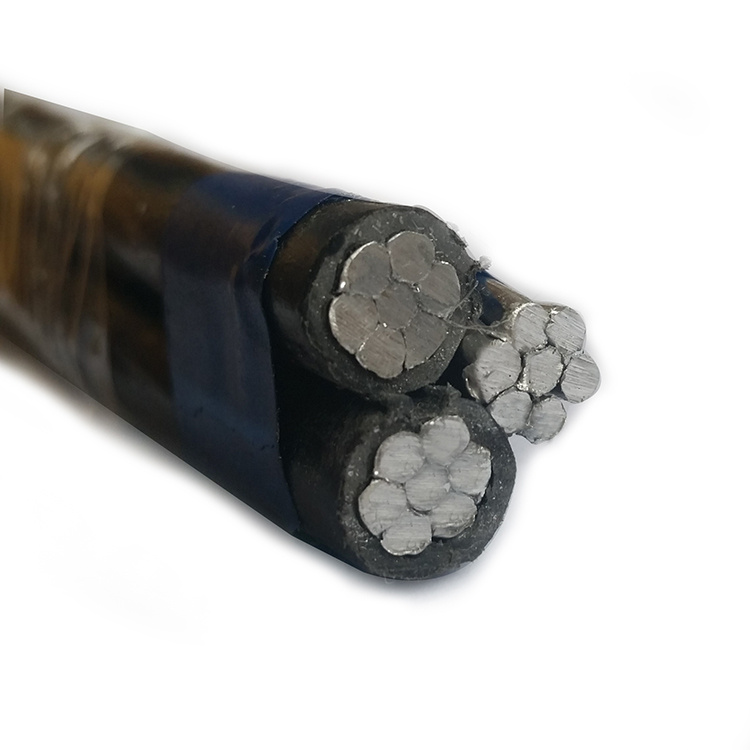 High Performance ABC Overhead Insulated AWG 6 Oyster Duplex Service Drop Cable