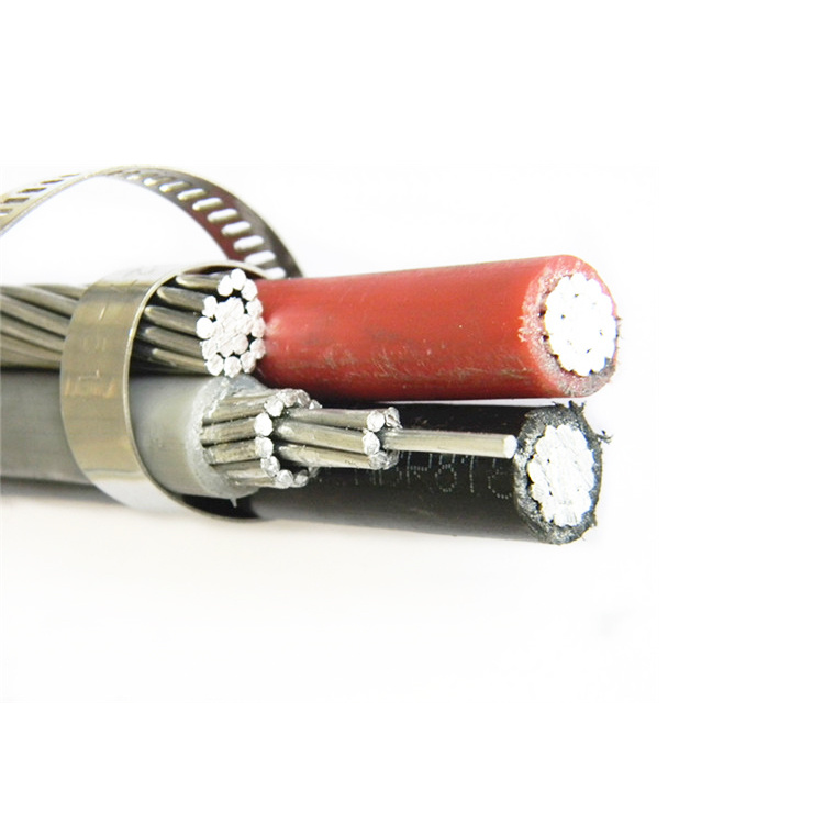High Performance ASTM/Icea ABC Overhead Insulated XLPE Power Fusus Triplex Service Drop Cable