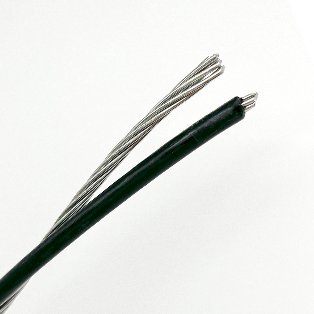 Cable de caída de servicio dúplex de conductor de aluminio Icea de alto rendimiento S-76-474 Fusus caracol