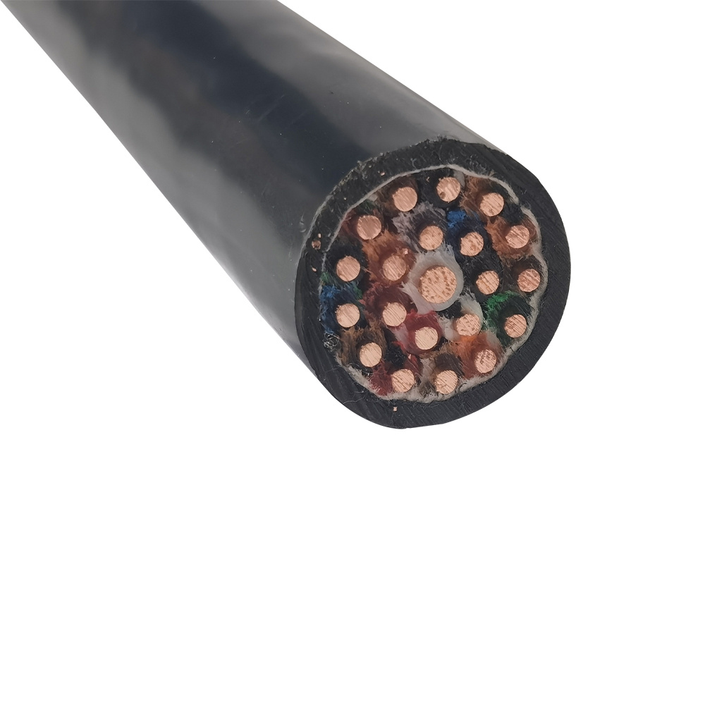 High Performance Industrial 300/300V Rvvp Wire 12*0.75 8 Core PVC Control Cable
