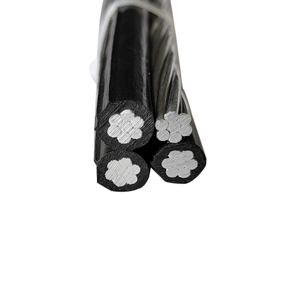 High Performance XLPE ABC Overhead Insulated Snail Nannynose Triplex Service Drop Cable