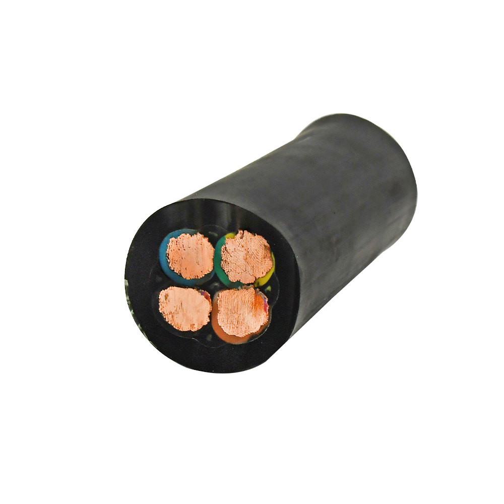 High Quality 3c-6AWG Sjoow 12/3 Tie Electrical Rubber Copper Cord Power Cable