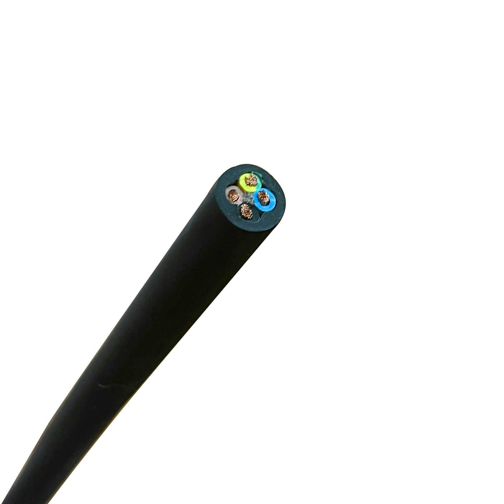 Cable de potencia flexible de cobre y goma de baja tensión para altavoces de alta calidad H07rn-F con servicio de arrastre