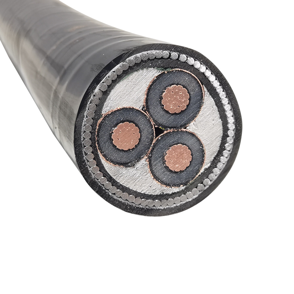 High Quality Underground Industrial Swa Mv Power 132kv Price XLPE 180mm2 Electric Cable