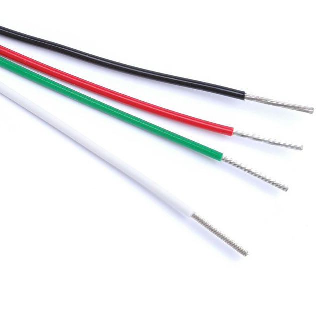High Temperature Alloy Flat Copper Insulated Electrical Cable Motor High-Temperature PTFE Wire