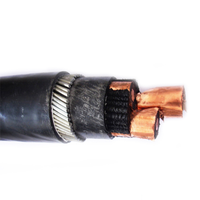 High Voltage XLPE Armored Power Cable 10kv 25mm Conductor