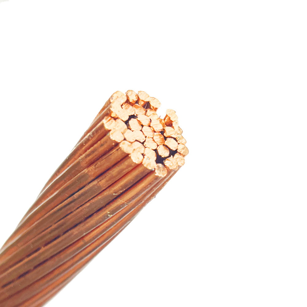 Hot Sale 50mm Bare Conductor # 10 Copper Electric Wire