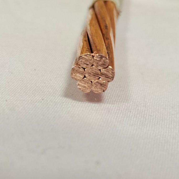 Hot Sale Bare Conductor # 10 95mm Copper Wire Electrical Cable