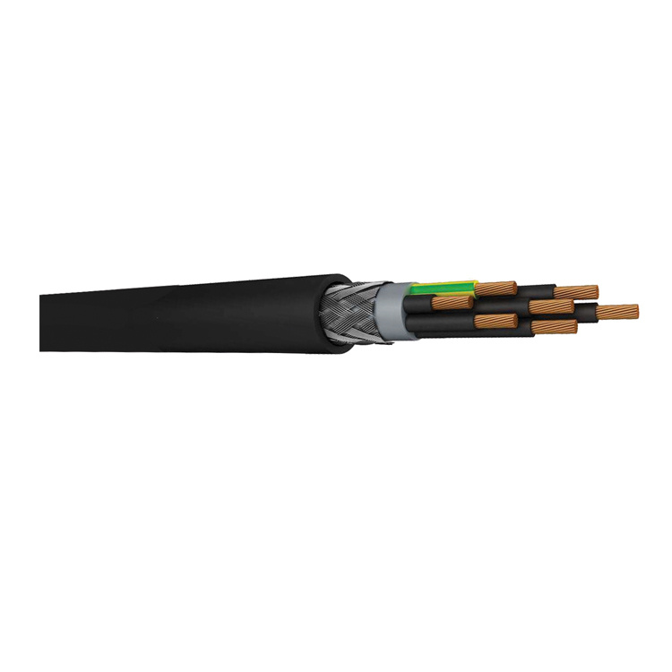 Hstn Hstcn Neoprene Round Rubber Cable for Elevator Conveyor