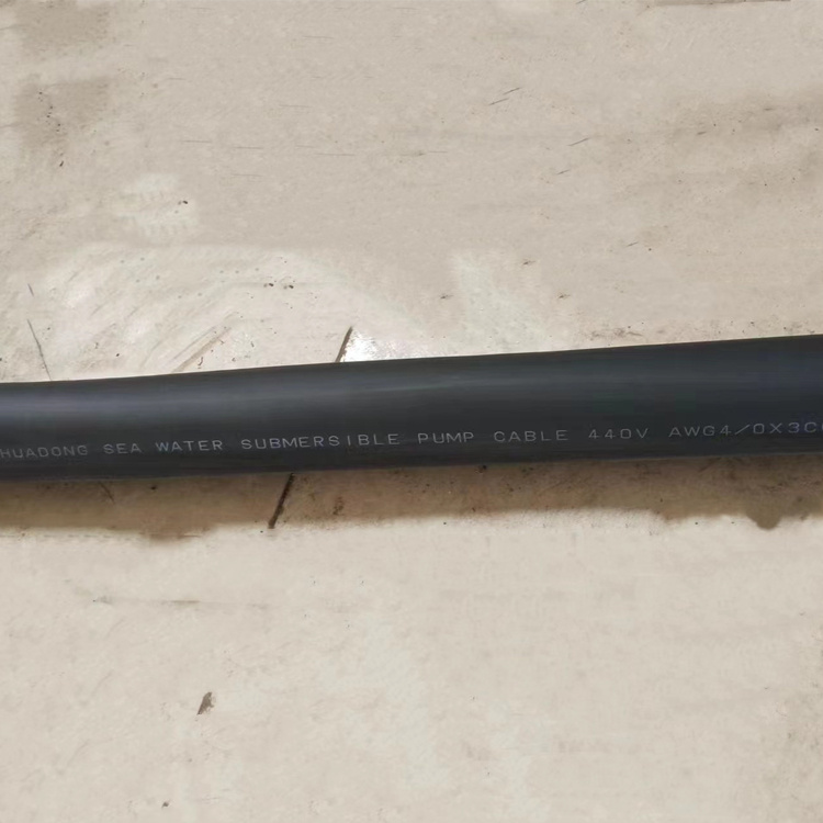 Huadong Submersible Cable 450/750V Epr Rubber Wire for Water Pump