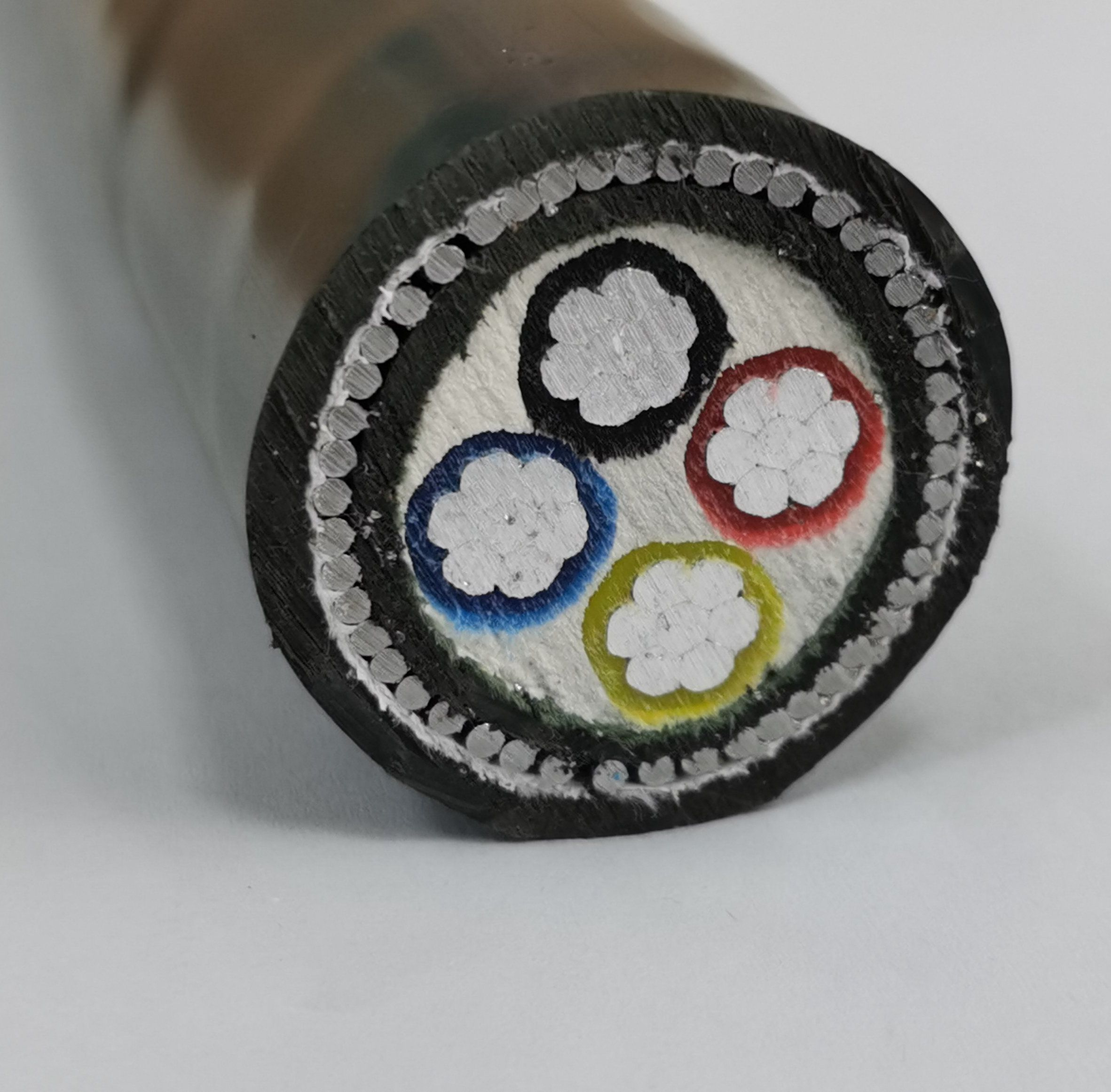 IEC 60502 Customized 600/1000V 0.6/1kv 4 Core 35mm2 4X35mm2 Aluminium Underground Cable