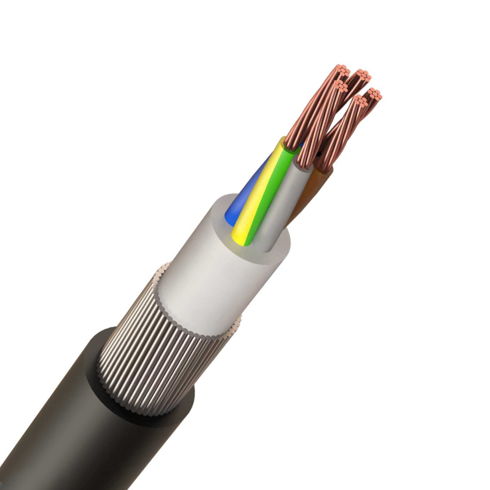 Industrial Copper Low Voltage Electrical Cables 4c 35mm2 PVC Power XLPE Cable