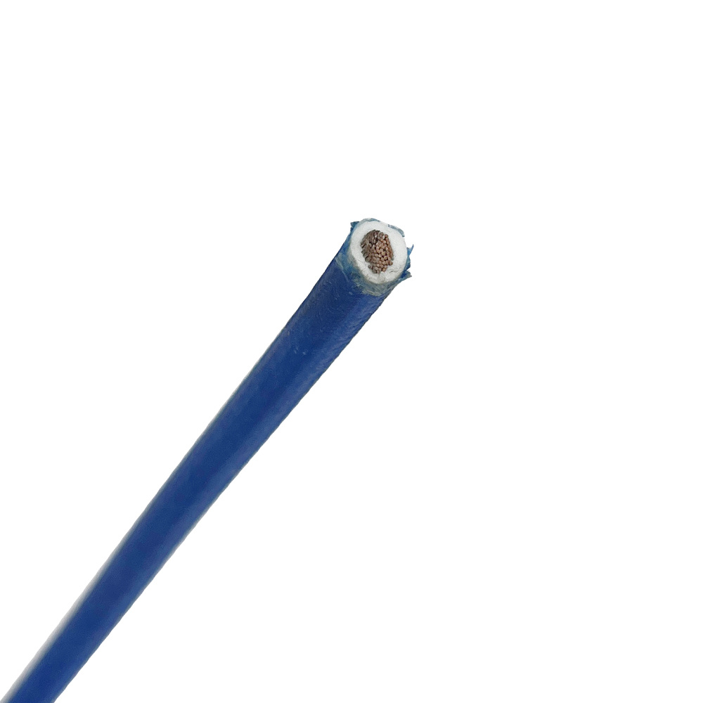 Insulated Fiber Glass Braid High Temp 110V Heat Resistant Wire Silicon Fiberglass Cable