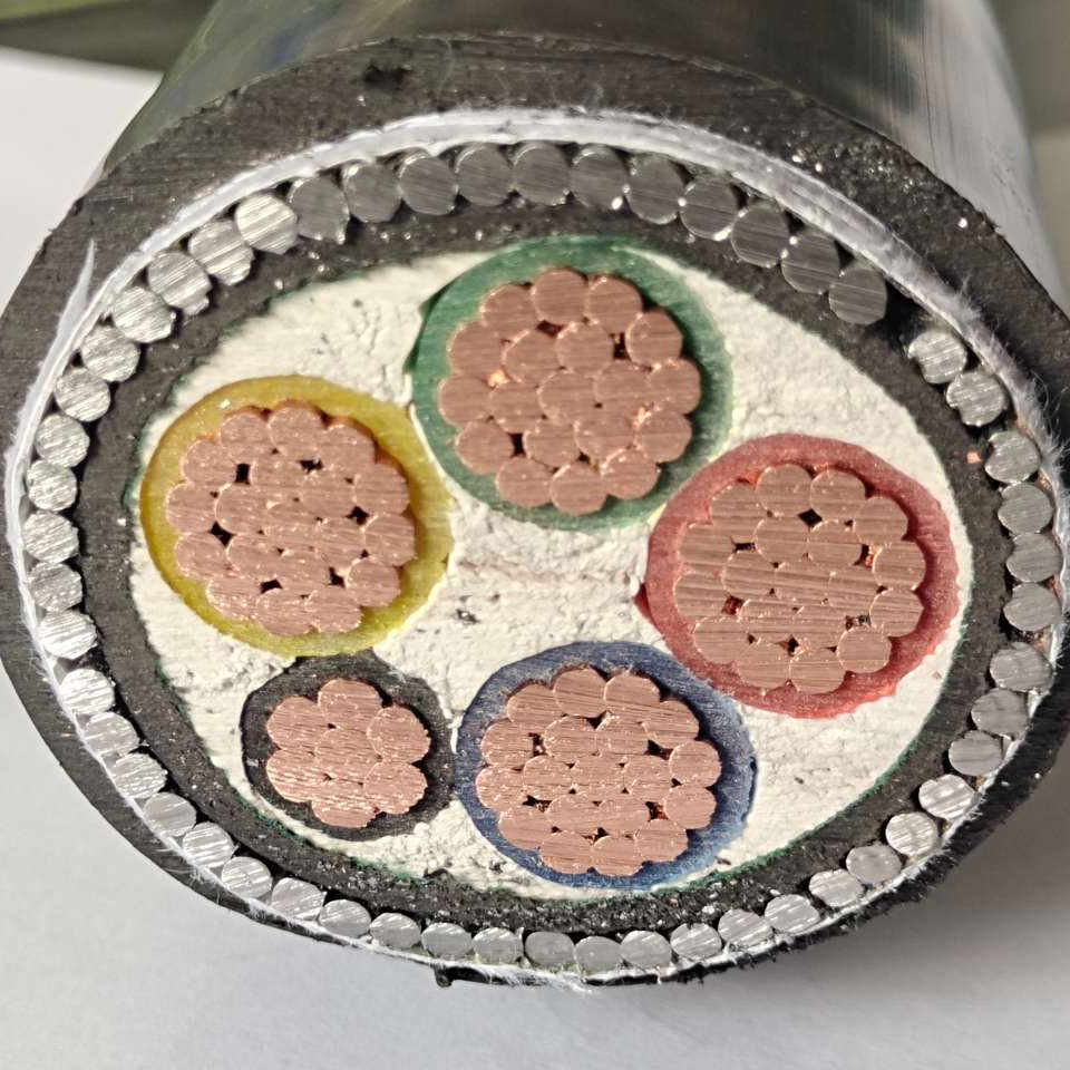 Low Voltage 0.6/1kv Yjv32 4*95+50 4X95+50mm2 4+1 Core XLPE Insulated Copper Power Cable