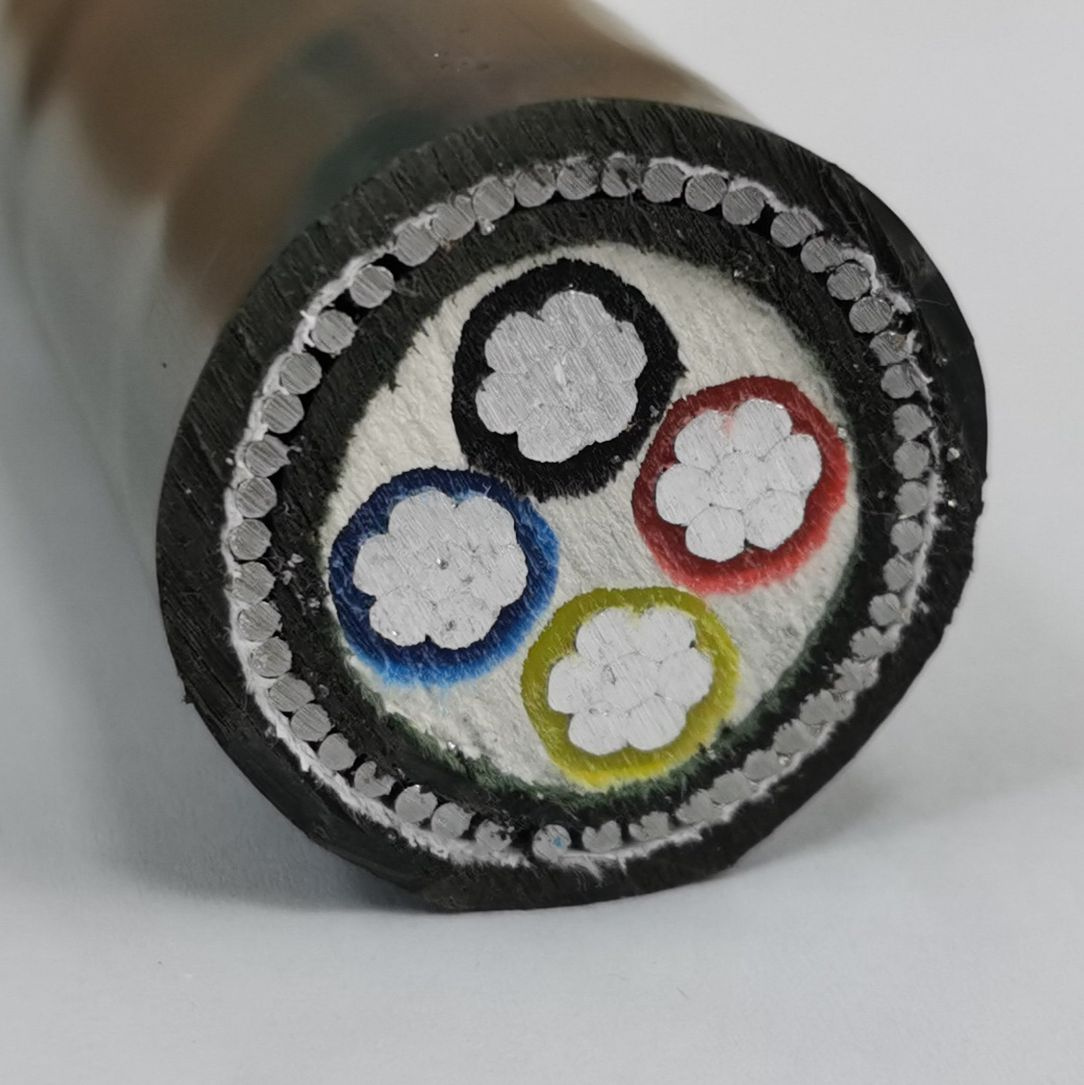 Low Voltage 4 Core 4X16mm2 4X10mm2 4X25mm2 4X35mm2 4X50mm2 4X25mm 4X95 4X95mm2 Al XLPE Swa Armoured Aluminium Power Cable