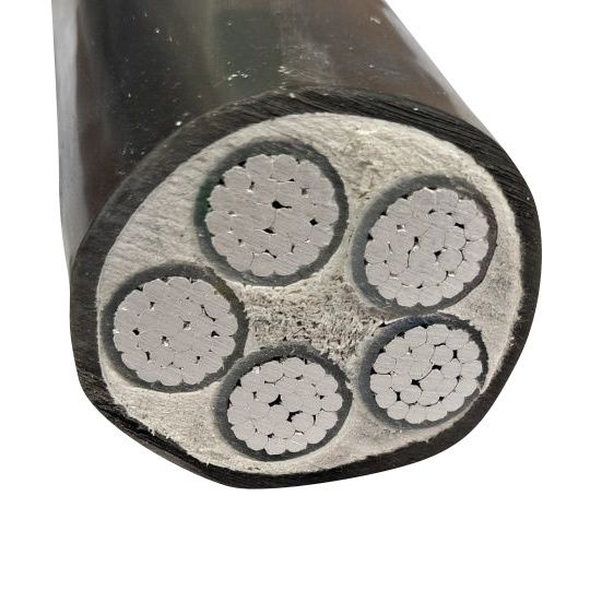Low Voltage Aluminium 5X16mm2 5X25mm2 5X35mm2 5X50mm2 5X70mm2 5X95mm2 5X120mm2 5X185mm2 5X240mm2 5X300mm2 XLPE Insulated PVC Sheath Yjlv Cable