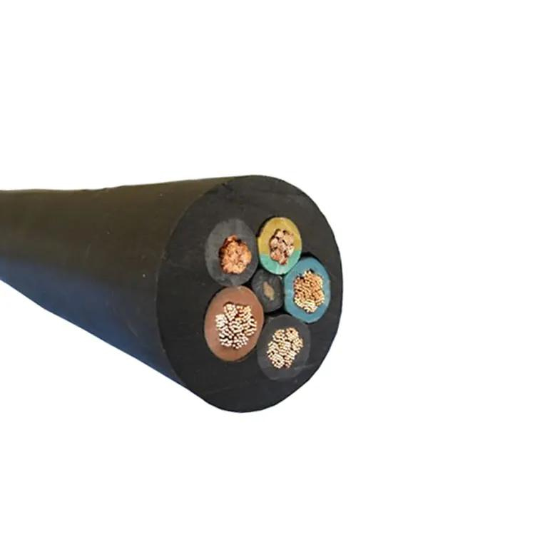 Low Voltage Epr/EPDM Chloroprene Sheath Tower Crane H07rn-F Coated Steel Rubber Cable