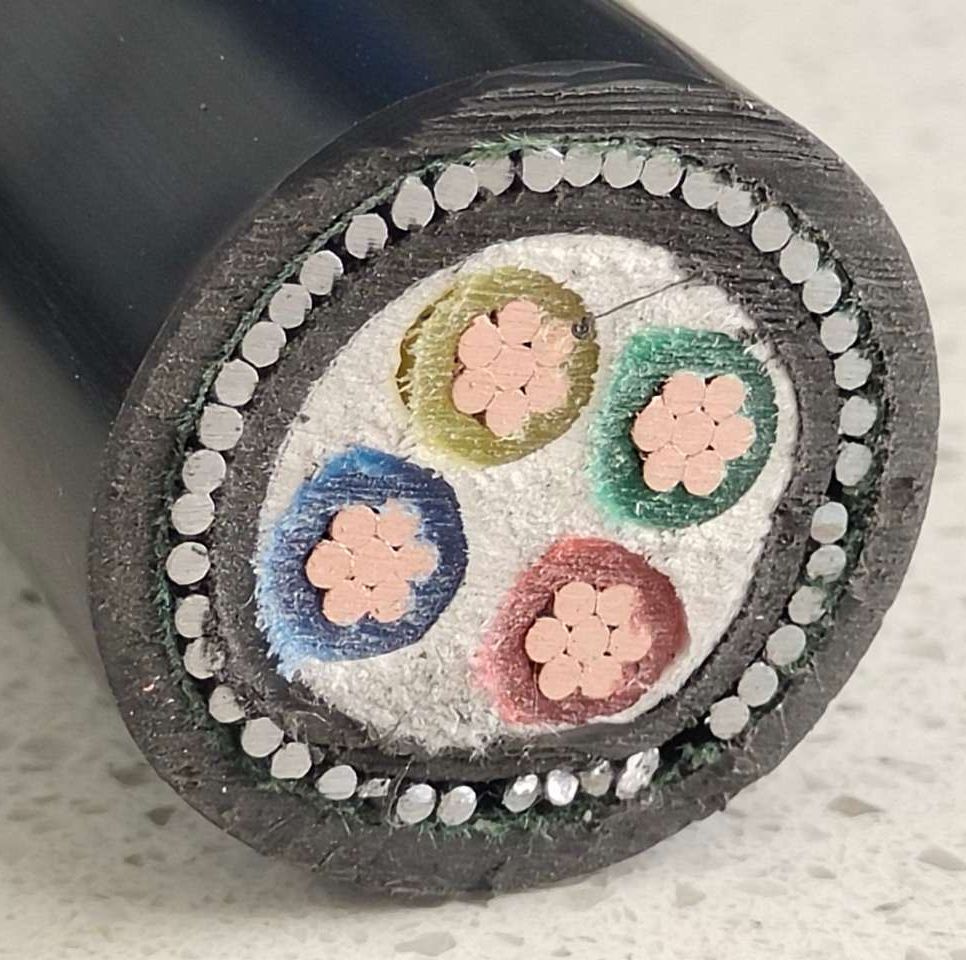 Low Voltage PVC Insulated Copper Underground 16 Sqmm 4 Core Armoured Cable