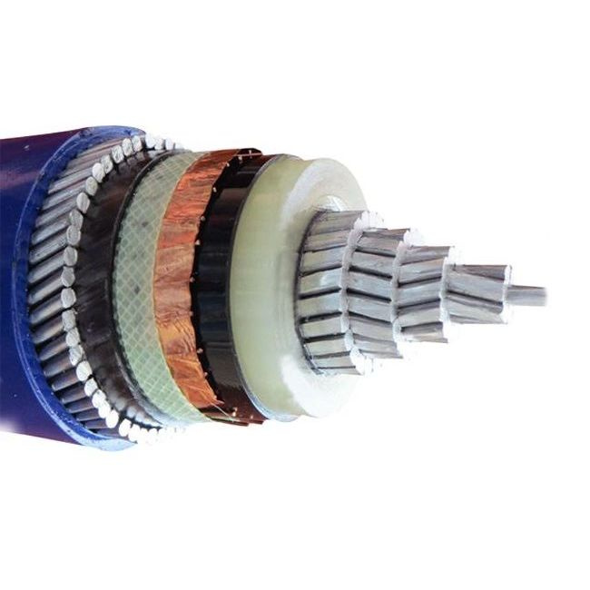 Medium Voltage 1 Core 185mm2 36kv Aluminum Armoured PVC Power Underground Electric Cable