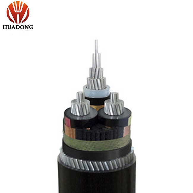 Medium Voltage 6mm Aluminium 110kv 11kv 25mm Conductor Underground Heating Copper Cable