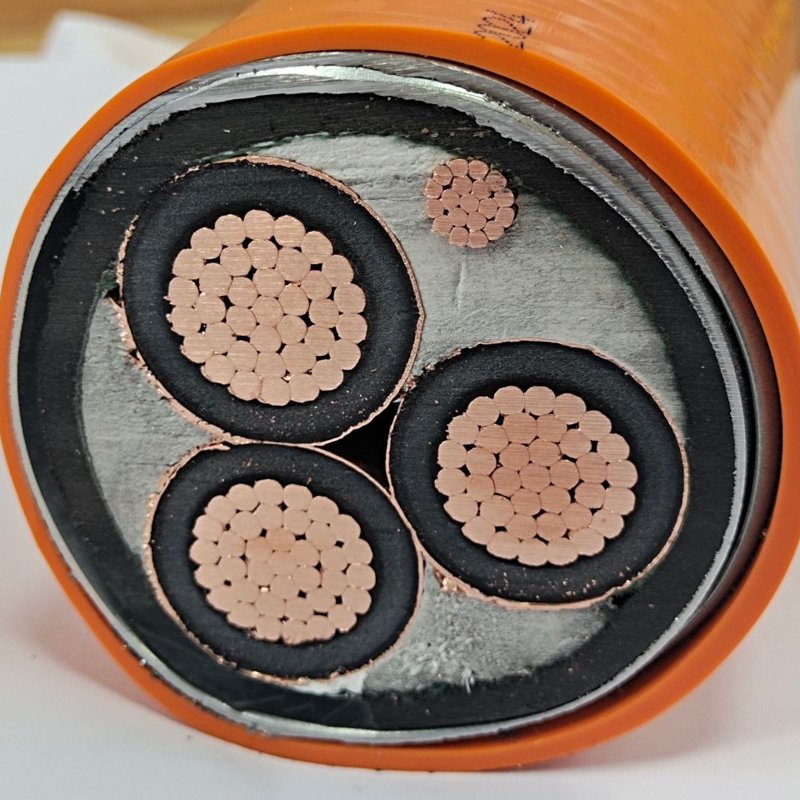 Medium Voltage Type Mv-105 or Mc-Hl 15kv Shielded Aluminum Sheath C-L-X Type Power Cable
