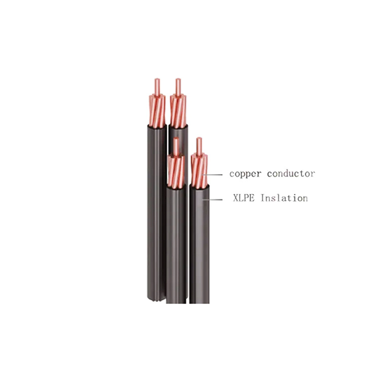 NF2X 0.6/1kv Stranded Copper Conductor XLPE Overhead Aerial Bundled Twisted Cable