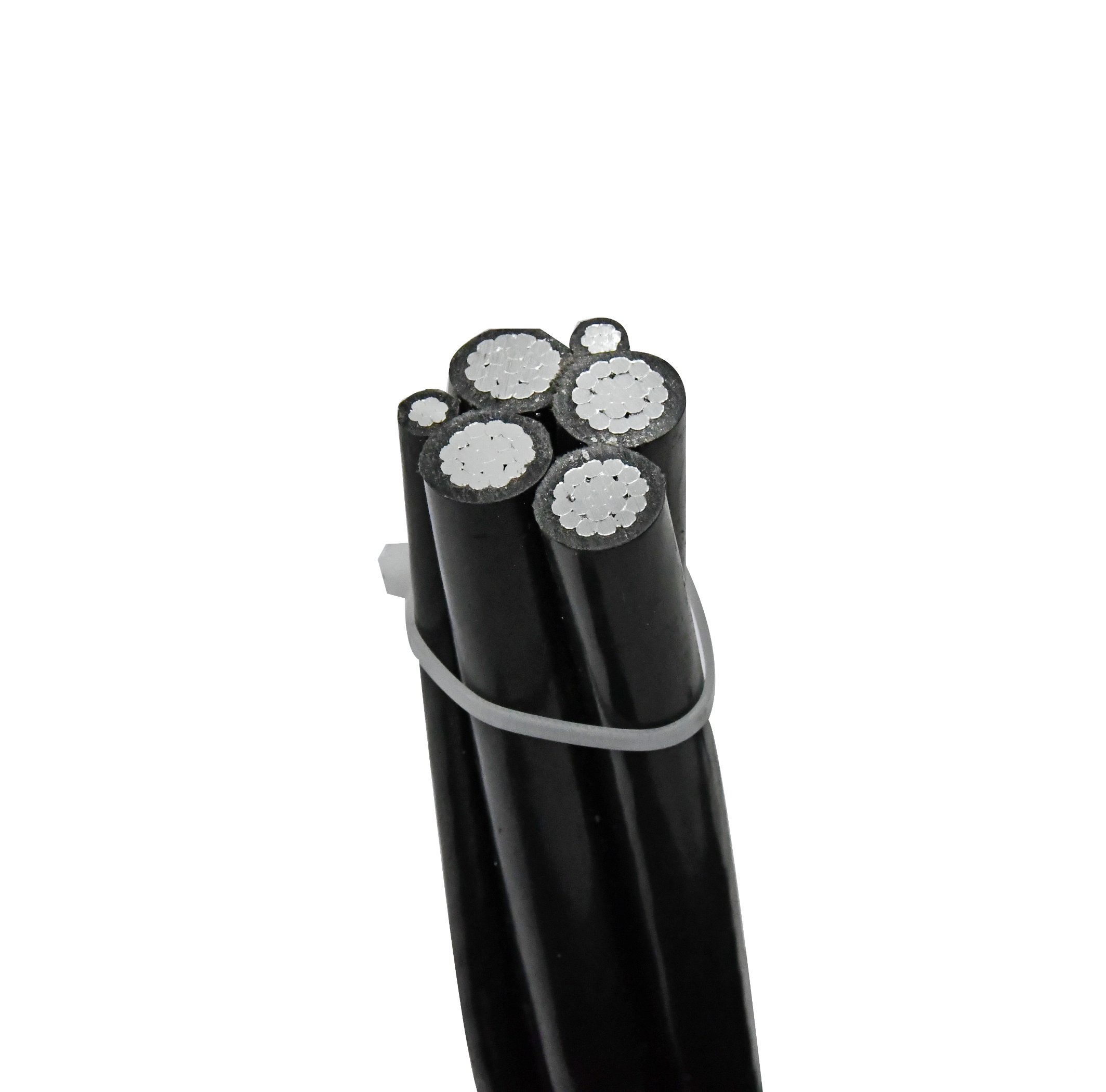 NFC 33-209 3X70+54.6+2X16mm2 XLPE Insulation Overhead Twisted Aluminum Conductor Aerial ABC Electric Power Cable