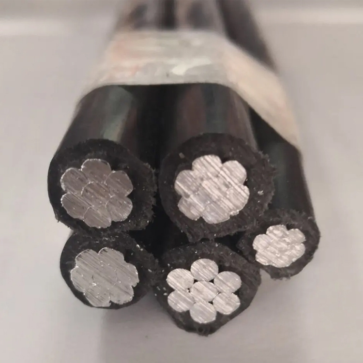 NFC Standard Aluminium Conductor 4 Core 95mm Aluminum ABC Aerial Bundled Cable