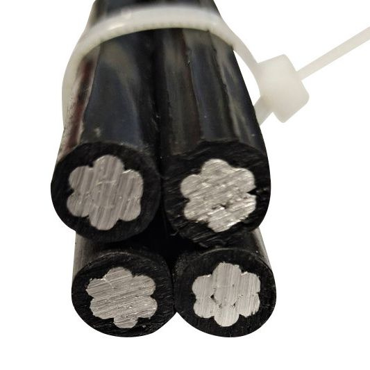 NFC Standard Aluminium Conductor Twisted Cables 4X16mm2 ABC Aerial Bundled Cable