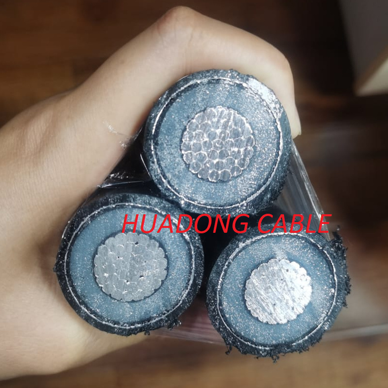 NFC33-226 12/20 (24kV) Class2 Al/XLPE/Al Foil /Flame Retarded PE Sheath Transformer Stations and Power Stations Connections Torsade EDR Hta Cable