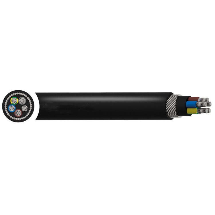 Na2xrh Aluminium Conductor IEC 60502-1 XLPE Awa Swa Armour LSZH 0.6/1kv Power Cable