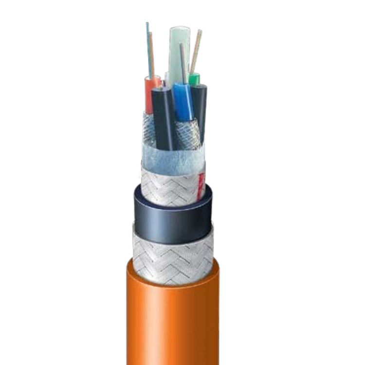 Nek606 Cabo de Fibra Óptica Marinha Armado com Mica de Tubo Solto Resistente à Lama