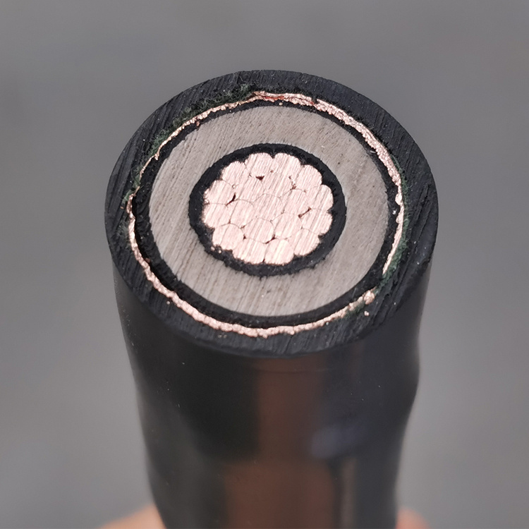 Nuevo Material 6 4 2 1/0 2/0 4/0 AWG 250 750 500 750 Mcm 5kv/8kv Aislamiento Epr Chaqueta de PVC Cable de Conductor Único