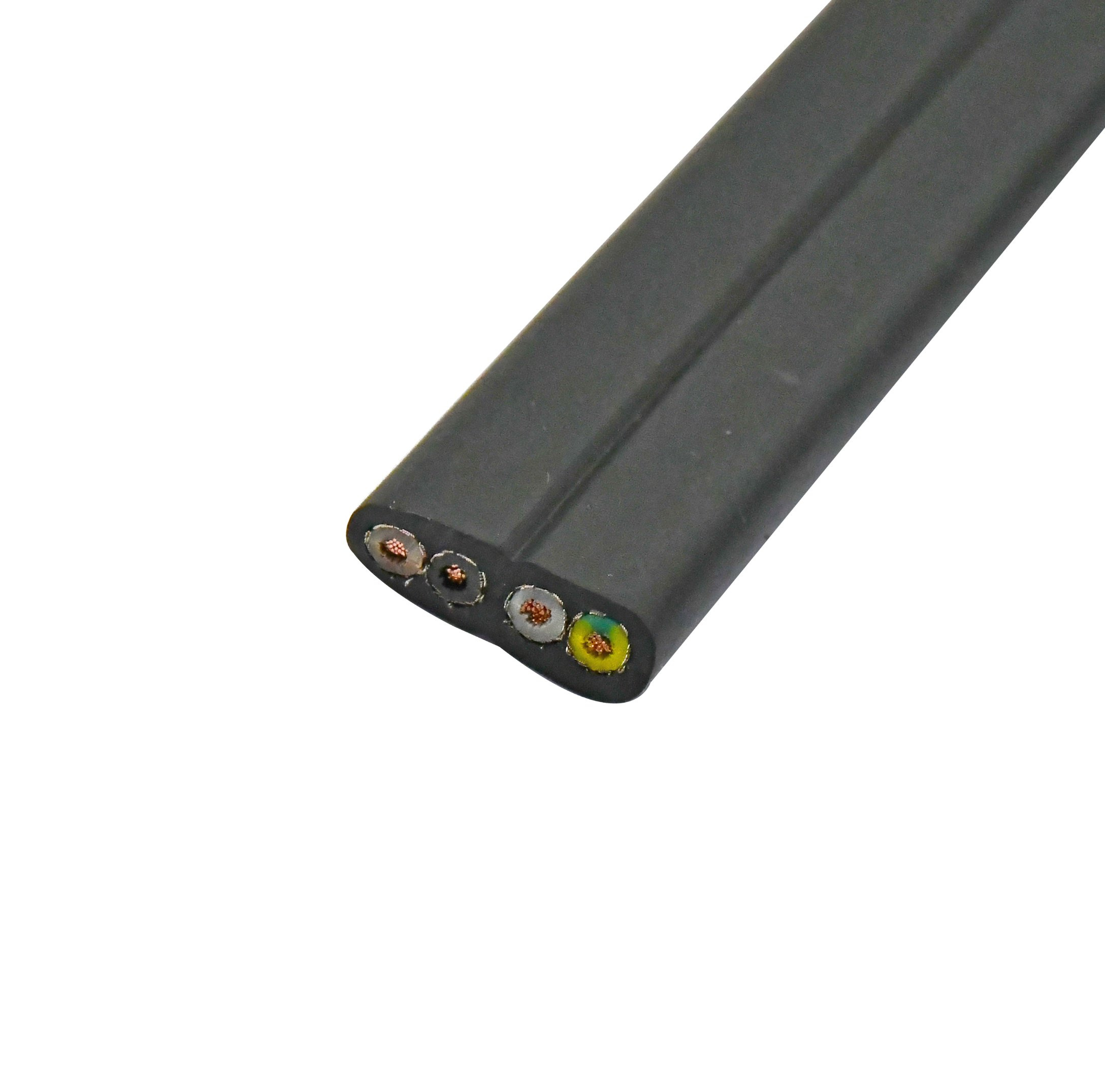 New Material Ngflgoeu Ngflgoeu-J Ngflgou Flat Overhead Rubber Flexible Crane Festoon Elevator Reeling Cable