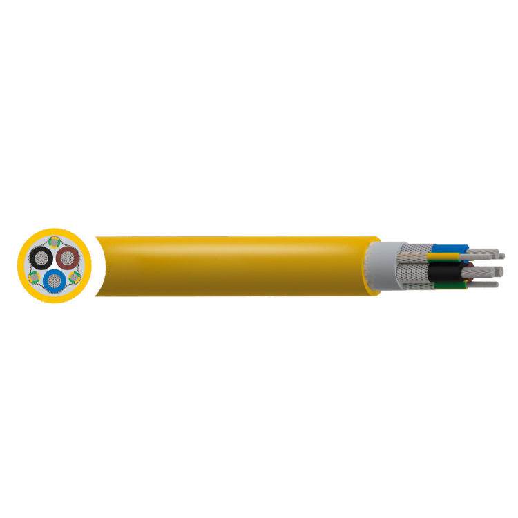 Nsschou-J 0.6/1kv Heavy Duty Tough Rubber Flexible Tcwb (Tinned Copper Wire Braid) Screened Cable